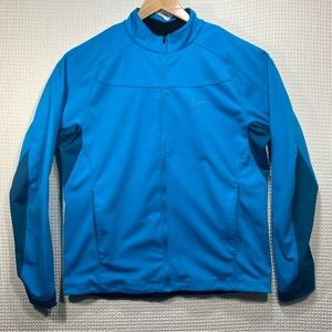 Arc’Teryx WindStopper Trino Gore Soft Shell Jacket Coat Blue Zip Pocket; Mens XL